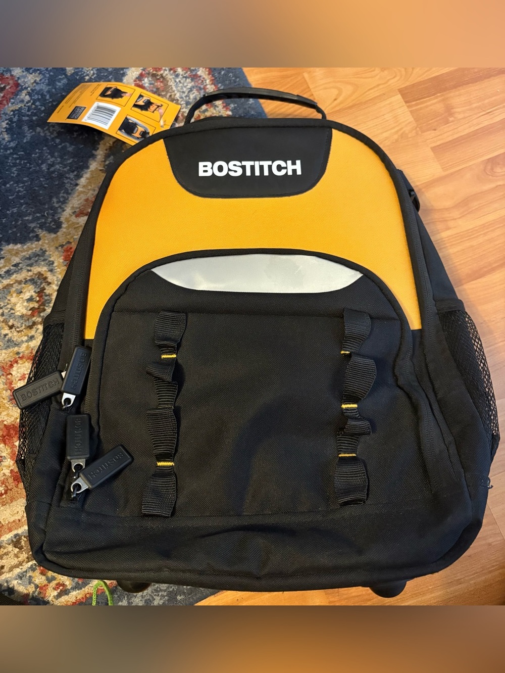 🔥Bostitch Tools-Tool Storage Backpack /Mechanic’s/Construction Tools Bag,NWT
